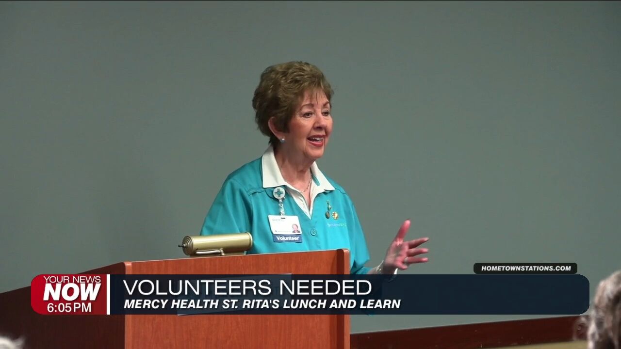 Mercy Health–St. Rita’s seeks volunteers to support patients and staff